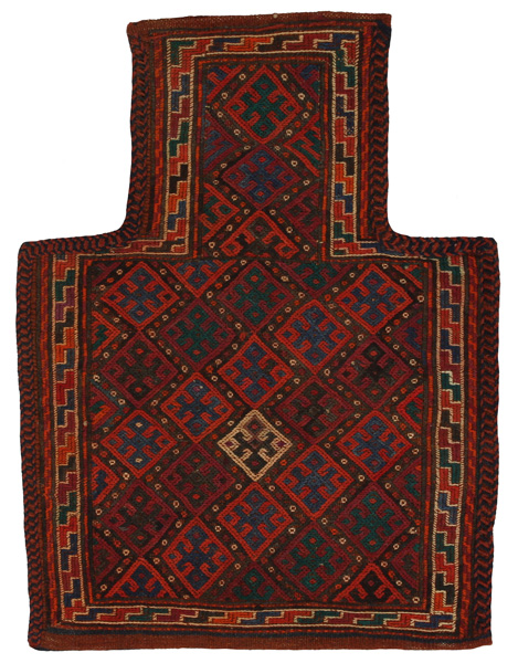 Qashqai - Saddle Bag Alfombra Persa 47x37