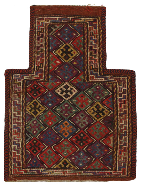 Qashqai - Saddle Bag Alfombra Persa 50x37