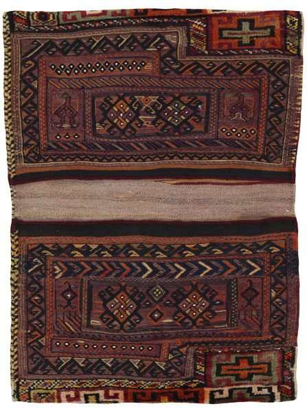 Bijar - Saddle Bag Alfombra Persa 117x87