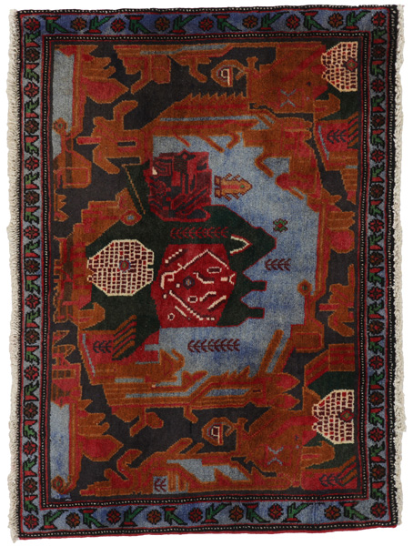 Koliai - Kurdi Alfombra Persa 85x80