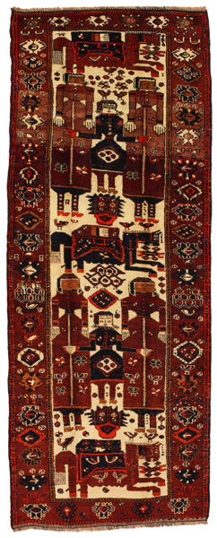 Bakhtiari - Lori Alfombra Persa 393x150