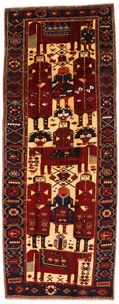 Bakhtiari - Lori Alfombra Persa 406x153