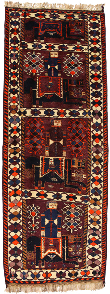 Bakhtiari - Qashqai Alfombra Persa 401x148