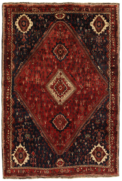 Qashqai - Shiraz Alfombra Persa 275x186