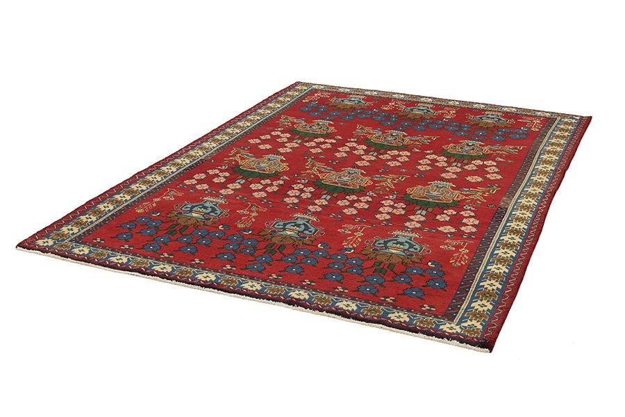 Afshar - Sirjan Alfombra Persa 284x206 - Imagen 2