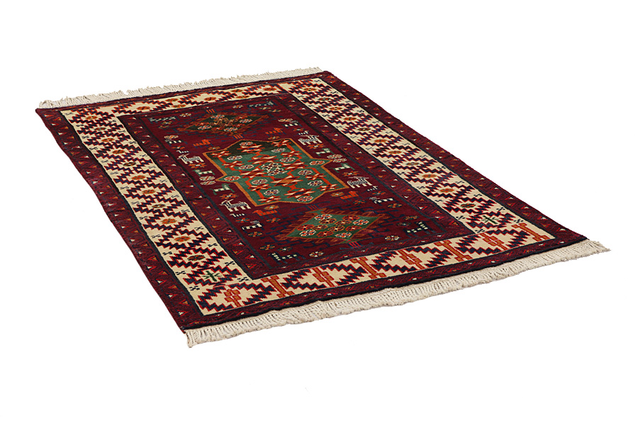 Koliai - Kurdi Alfombra Persa 213x137 - Imagen 1