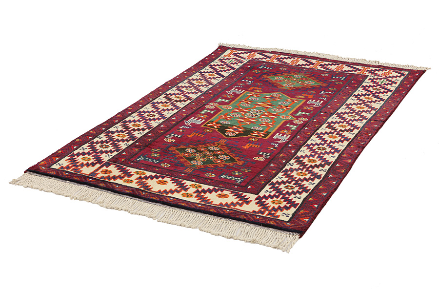 Koliai - Kurdi Alfombra Persa 213x137 - Imagen 2