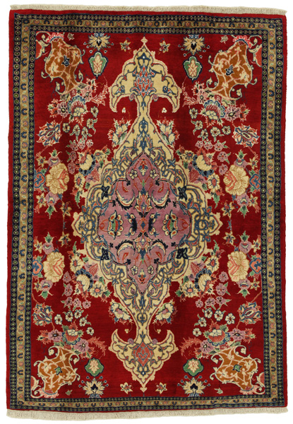 Isfahan Alfombra Persa 188x132