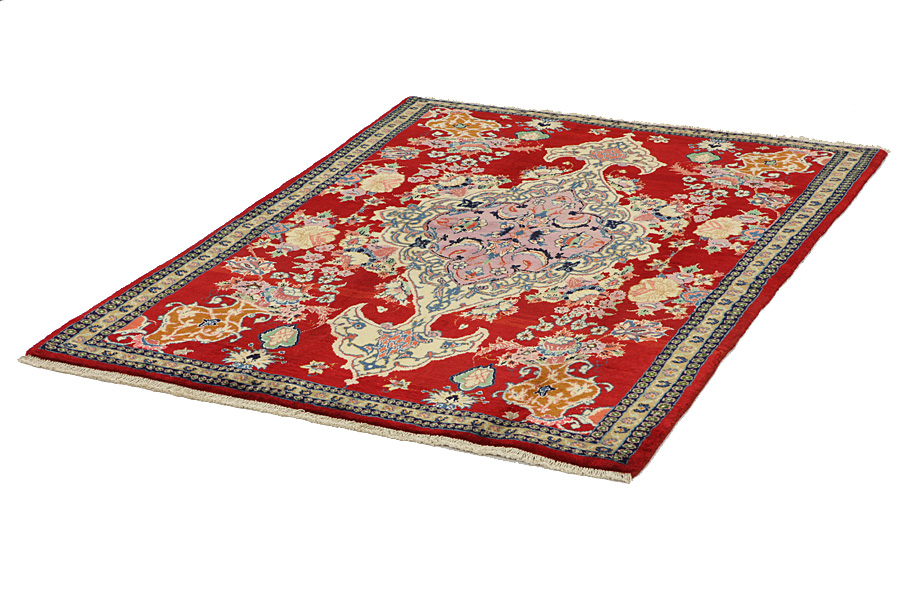 Isfahan Alfombra Persa 188x132 - Imagen 2