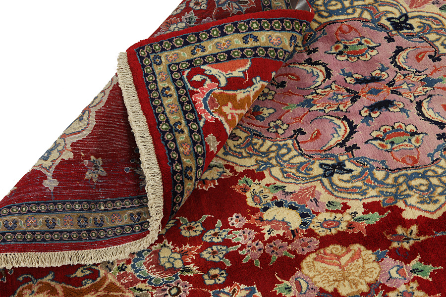Isfahan Alfombra Persa 188x132 - Imagen 4