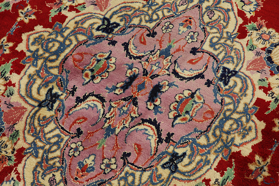 Isfahan Alfombra Persa 188x132 - Imagen 8