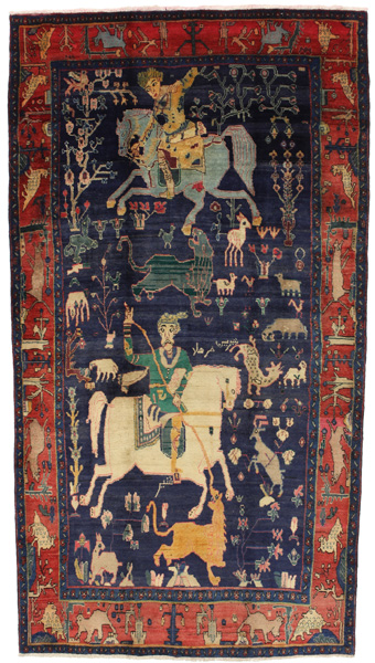 Bijar - Kurdi Alfombra Persa 333x180