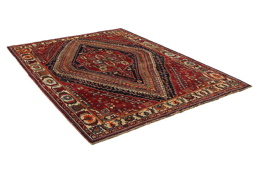 Qashqai - Shiraz Alfombra Persa 290x208 - Imagen 1