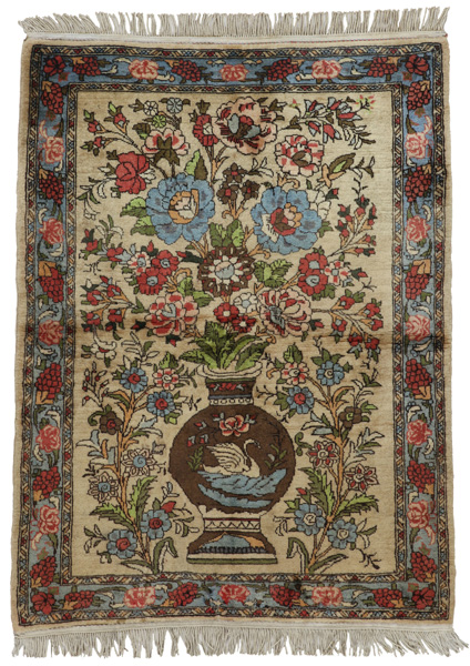 Bijar - Kurdi Alfombra Persa 130x100