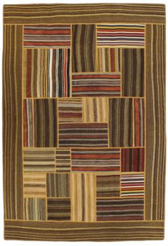 Alfombra Patchwork Kilim 243x167
