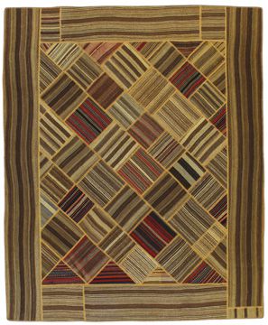 Alfombra Patchwork Kilim 222x183