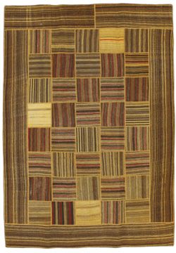Alfombra Patchwork Kilim 251x177