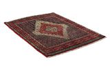 Senneh - Kurdi Alfombra Persa 160x126 - Imagen 1