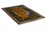 Kashkooli - Gabbeh Alfombra Persa 162x106 - Imagen 1