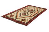 Qashqai - Gabbeh Alfombra Persa 228x132 - Imagen 2