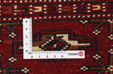 Yomut - Bokhara Alfombra Persa 103x112 - Imagen 4