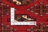 Yomut - Bokhara Alfombra Persa 105x105 - Imagen 4