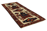 Bakhtiari - Gabbeh Alfombra Persa 344x127 - Imagen 1