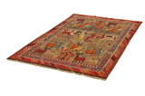 Afshar - Sirjan Alfombra Persa 243x148 - Imagen 2