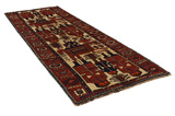 Bakhtiari - Qashqai Alfombra Persa 418x147 - Imagen 1