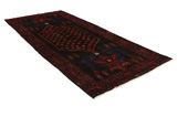 Senneh - Kurdi Alfombra Persa 349x151 - Imagen 1