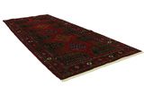 Senneh - Kurdi Alfombra Persa 355x143 - Imagen 1