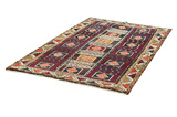 Gabbeh - Qashqai Alfombra Persa 225x134 - Imagen 2