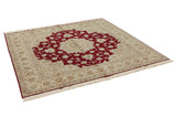 Tabriz Alfombra Persa 200x203 - Imagen 1