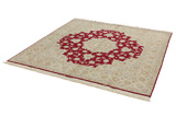 Tabriz Alfombra Persa 200x203 - Imagen 2