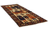 Bakhtiari Alfombra Persa 340x127 - Imagen 1