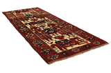 Bakhtiari - Lori Alfombra Persa 393x150 - Imagen 1