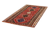 Yalameh - Qashqai Alfombra Persa 247x128 - Imagen 2