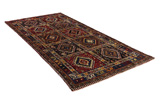 Yalameh - Qashqai Alfombra Persa 325x158 - Imagen 1